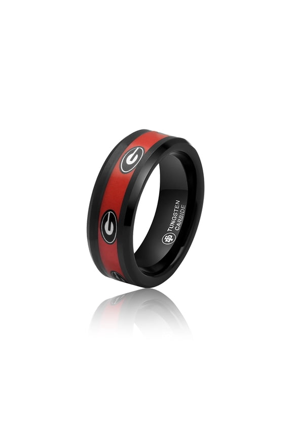 Georgia Bulldogs Tungsten Ring