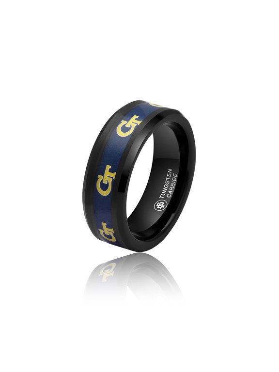 Georgia Tech Yellow Jackets Tungsten Ring
