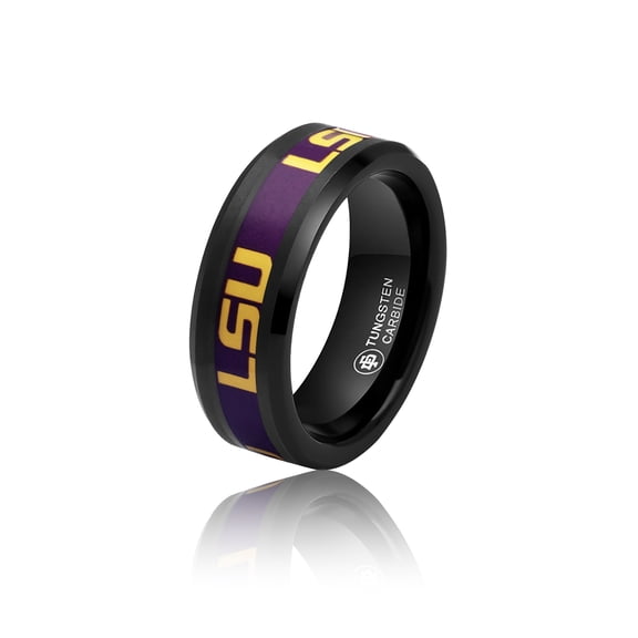 FanDrip LSU Tigers Tungsten Ring