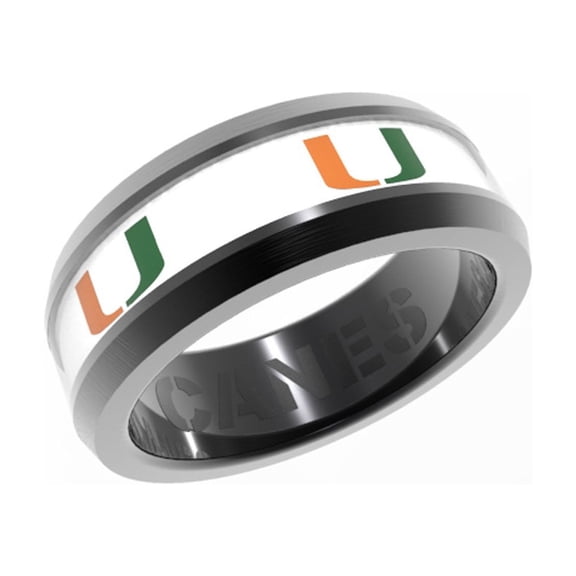 FanDrip Miami Hurricanes Tungsten Ring