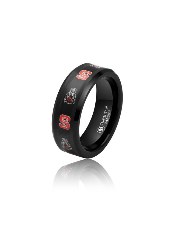 NC State Wolfpack Tungsten Ring
