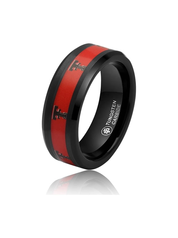 Texas Tech Red Raiders Tungsten Ring