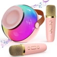 thumbnail image 1 of JYX Karaoke Machine for Kids, Portable Bluetooth Speaker with 2 Karaoke Microphone, D25P-T, 1 of 12