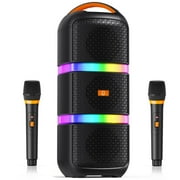 JYX 40W Bluetooth Portable Karaoke Speaker with Microphone, Subwoofer, Rechargeable Battery, Party T29-T