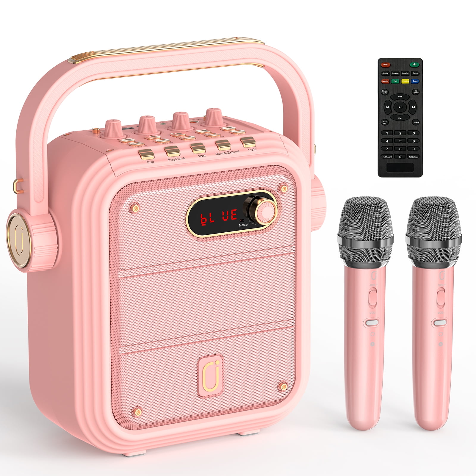 FanFun Portable Party Speaker, Loud Stereo Sound, Bluetooth Speaker with Treble/Bass Adjustment, Outdoor Speaker, T27-T