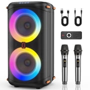 FanFun Portable Party Speaker, Loud Stereo Sound, Bluetooth Speaker with Treble/Bass Adjustment, Outdoor Speaker, T27-T
