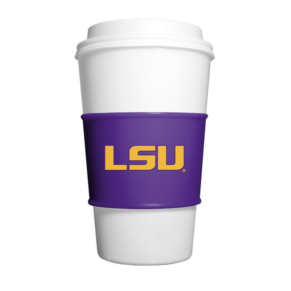 FanPans Team Logo Silicone Cup Sleeve - NCAA LSU Tigers