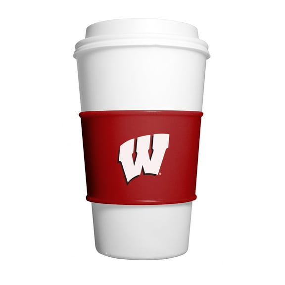 FanPans Team Logo Silicone Cup Sleeve - NCAA Wisconsin Badgers