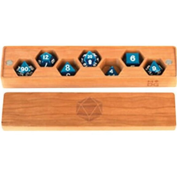 FanRoll/Metallic Dice Games Dice Vault - Cherry New