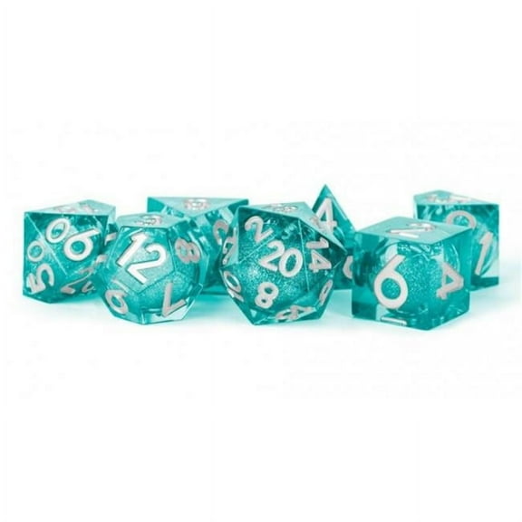 Metallic Dice Games LIC955 Liquid Core Mana Extract Elixir Dice, Set of 7
