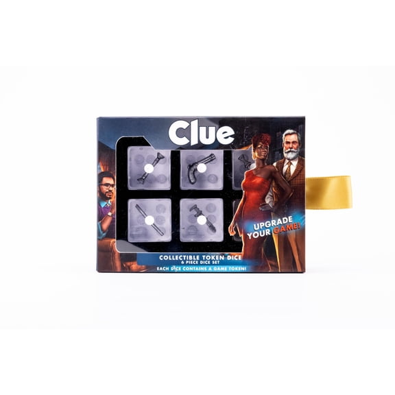 FanRoll by Metallic Dice Games LIC11202 22 mm Clue Weapons Inclusions Dice Set