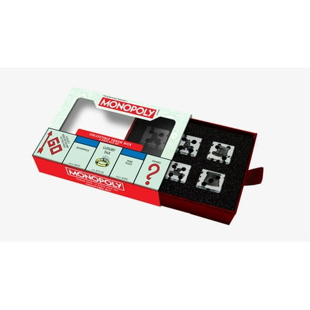 FanRoll by Metallic Dice Games LIC11201 22 mm Monopoly Token Inclusions Dice Set