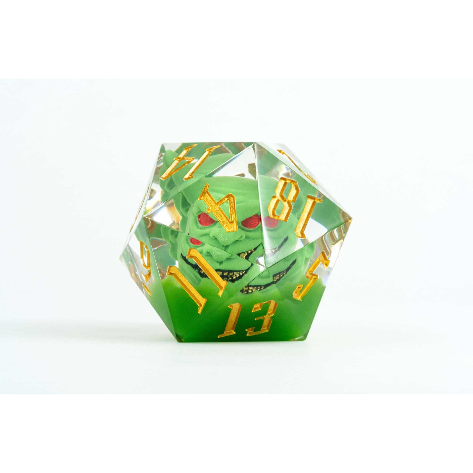 FanRoll by Metallic Dice Games 55mm Pathfinder Goblin Mammoth d20 FanRoll by Metallic Dice Games 55mm Pathfinder Goblin Mammoth d20