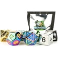 thumbnail image 1 of FanRoll by Metallic Dice Games Misfit Metals, Bag of DND Dice, Role Playing Game Dice Accessories for Dungeons and Dragons, 1 of 2