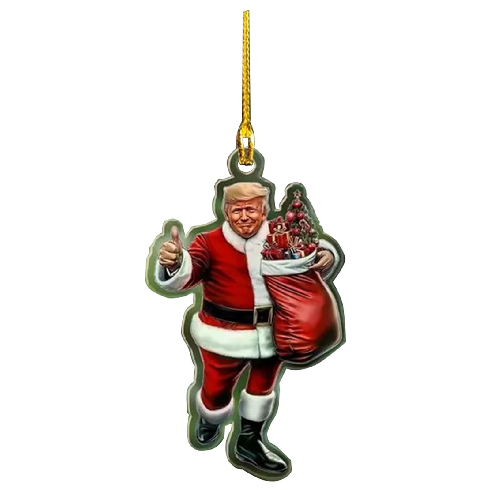 FanSyZe Xmas Decoration 2D Acrylic Pendant Christmas Ornament Christmas