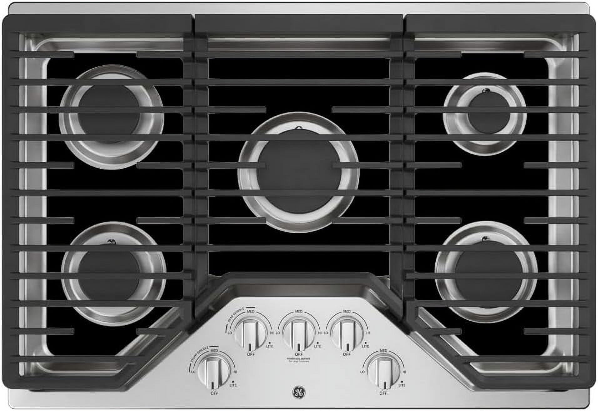 FanXm Range Burner Covers and Heat Diffusers Waterproof, 30 inch