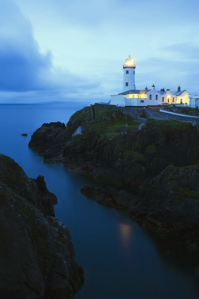 Fanad Head Lighthouse County Donegal Ireland Canvas Art - Richard Cummins Design Pics (24 x 38)