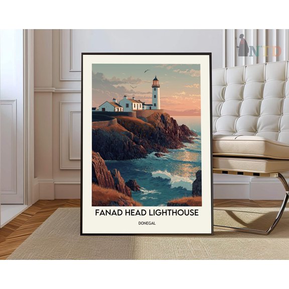 Fanad Head Lighthouse Poster Unframed Paper Print