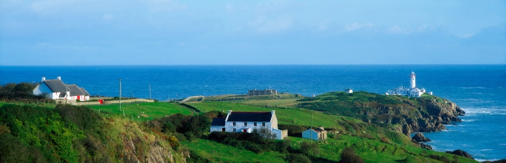 Fanad Lighthouse Fanad County Donegal Ireland Canvas Art - The Irish Image Collection Design Pics (44 x 14)