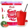 thumbnail image 1 of Fanale Popping Boba Pearls Watermelon Flavor | Bursting Fruit Juice Bubble Tea Topping for Shakes, Desserts, and Smoothies | 7 lb Tub (Pack of 4) | FPB015-CS, 1 of 7