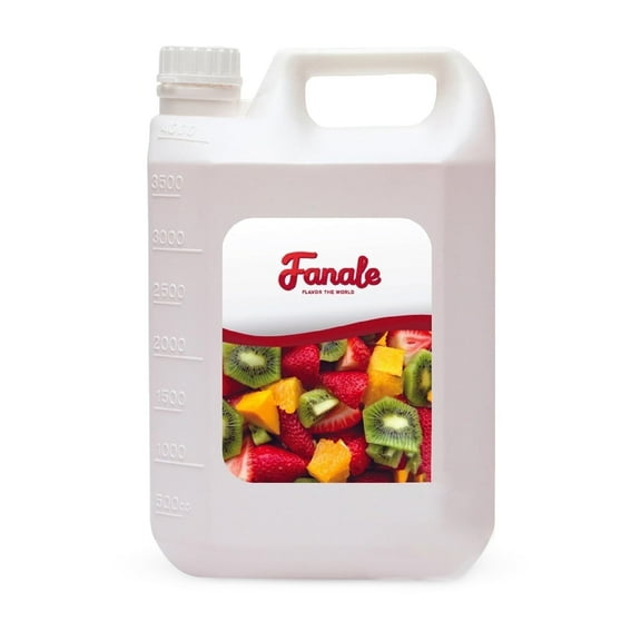 Fanale Premium Green Apple Flavoring Concentrated Syrup for Bubble Tea, Smoothies, Slushes, and Desserts | 11 lb Bottle | Pack of 4