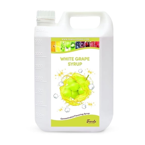 Fanale Premium White Grape Flavoring Concentrated Syrup for Bubble Tea, 11 lb (Pack of 4)