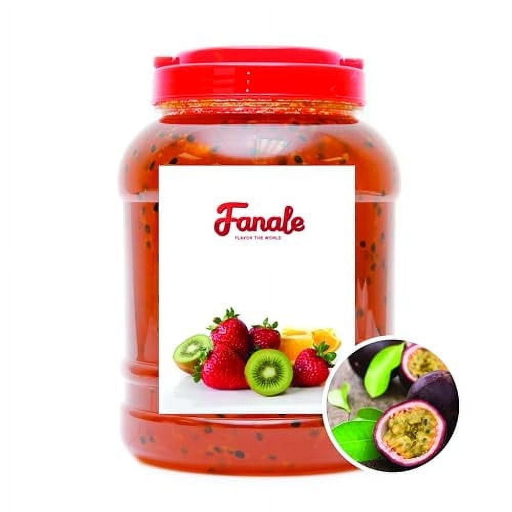 Fanale Premium Flavoring Jam for Bubble Tea | Passion Fruit Flavor Fruit Jam | for Boba Tea, Smoothie Paste, Slushes, Desserts | 9 pound (Pack of 1)