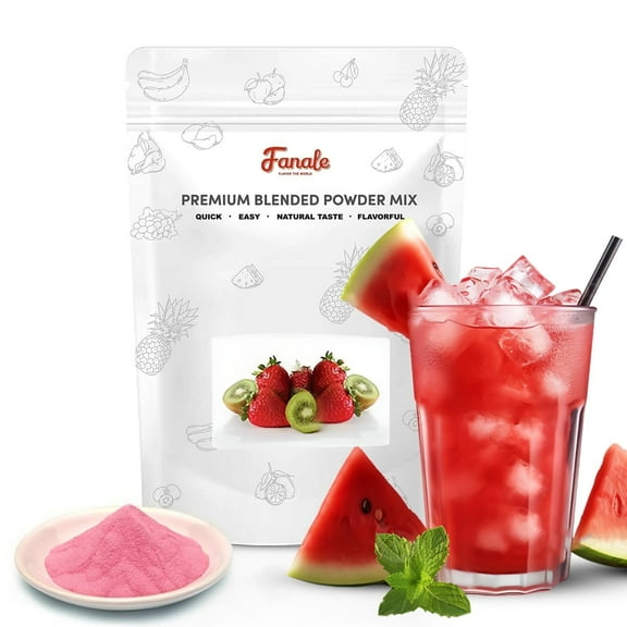 Fanale Premium Watermelon Bubble Tea Flavoring Powder | Perfect for Baking, Smoothies, Desserts and Drinks | Instant Flavoring Powder for Boba Milk Tea - 2.2 Pounds (Pack of 20)
