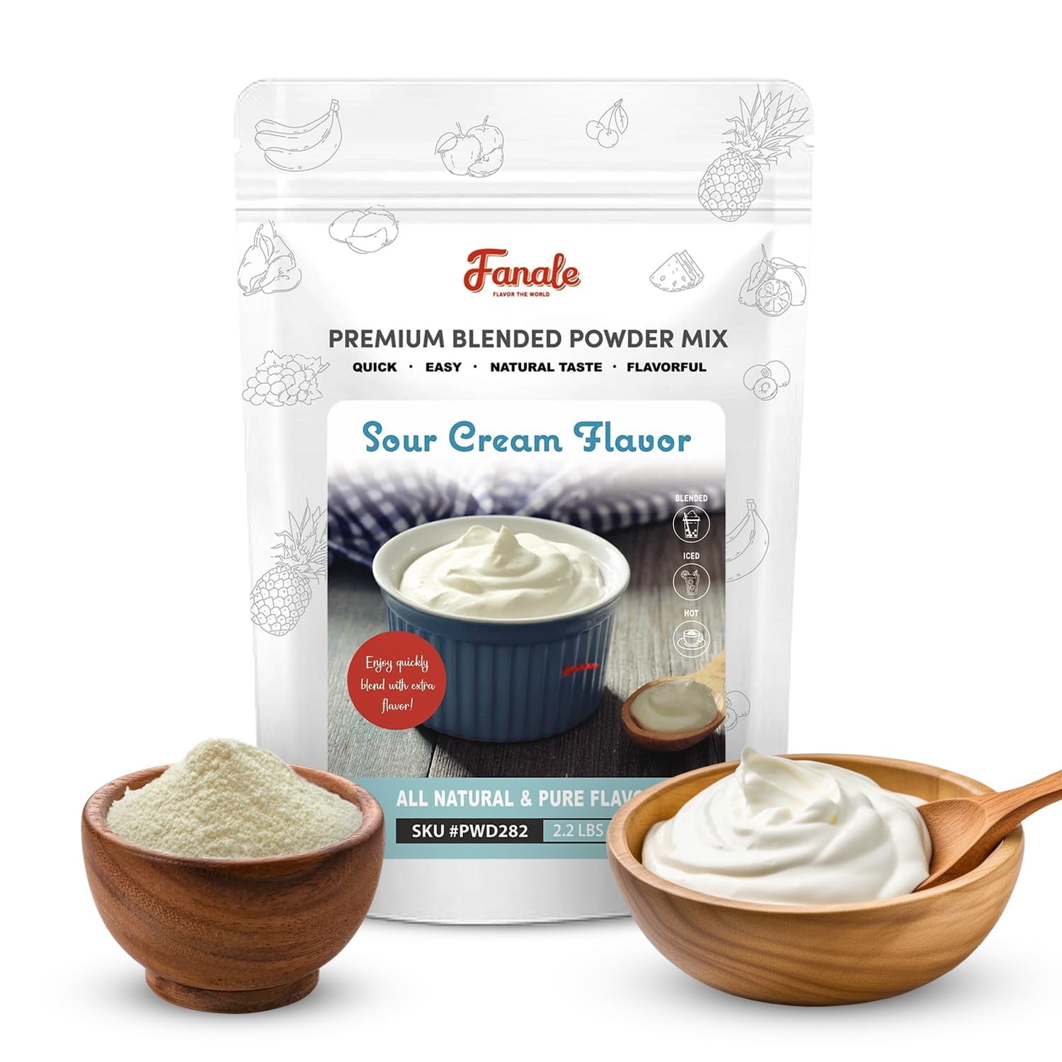 Fanale Premium Sour Cream Mix Powder, 2.2 lb Bag (Pack of 20) - Walmart.com