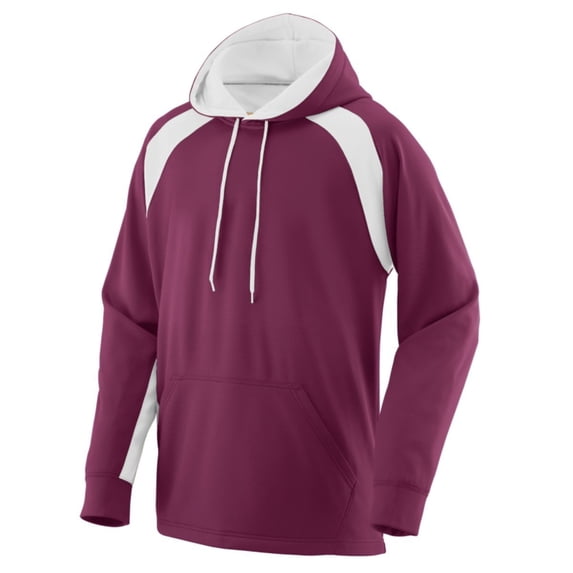Fanatic Hooded Sweatshirt - MAROON/ WHITE - 2XL 5527