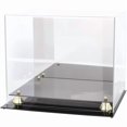 thumbnail image 1 of Fanatics Black Base & Gold Risers Display Case For Full Size Helmets With Mirror 220703, 1 of 1