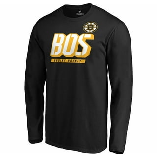 Starter Men's Gold, Black Boston Bruins Cross Check Jersey V-neck Long  Sleeve T-shirt In Gold,black
