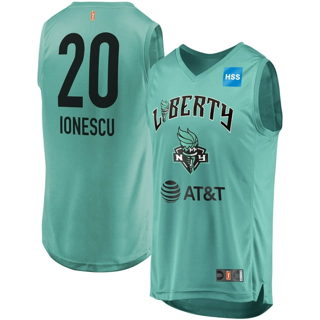 Fanatics Branded Sabrina Ionescu Mint Green New York Liberty Fast Break ...