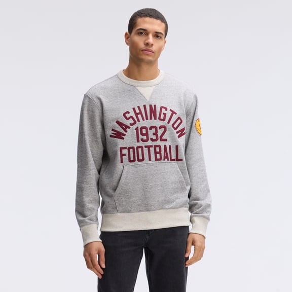 Fanatics Heather Gray Washington Commanders IconicFleece Pocket Sweatshirt