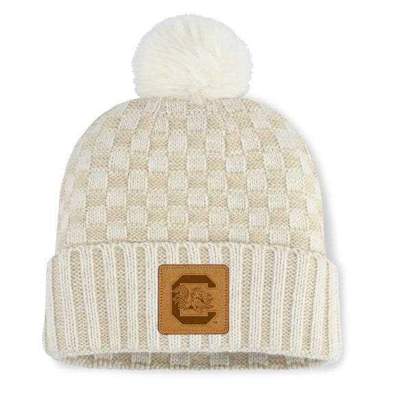 Fanatics Natural South Carolina Gamecocks Blaze Pom Knit Hat