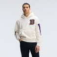 thumbnail image 1 of Fanatics Oatmeal Baltimore Ravens IconicFleece Letterman Hoodie, 1 of 7