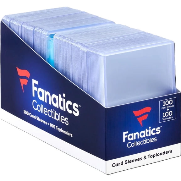 Fanatics Soft Sleeve/Top Loader Combo Pack (100 Count)