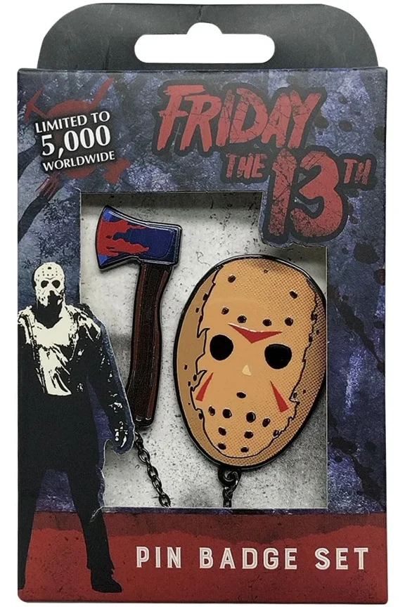 Friday the 13th Pin Badge Set