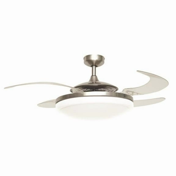 Fanaway 21093101 EVO 2 Brushed Chrome Lighting with Remote Ceiling Fan