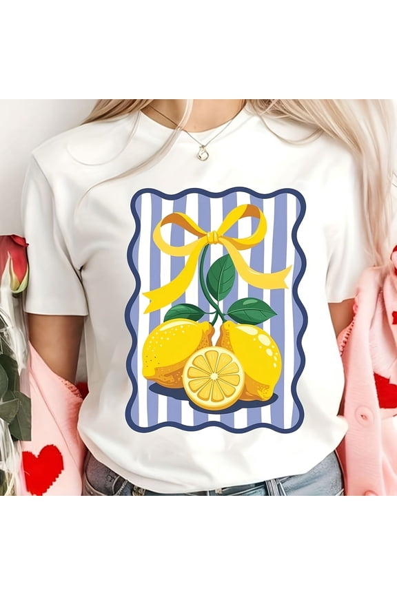 Fancemon Coquette B1Ow , Mama Lemon Everyday , Coquette Lemon , Lemonade , Summer Vibes , GI1Ummer , Summer S1Hirt