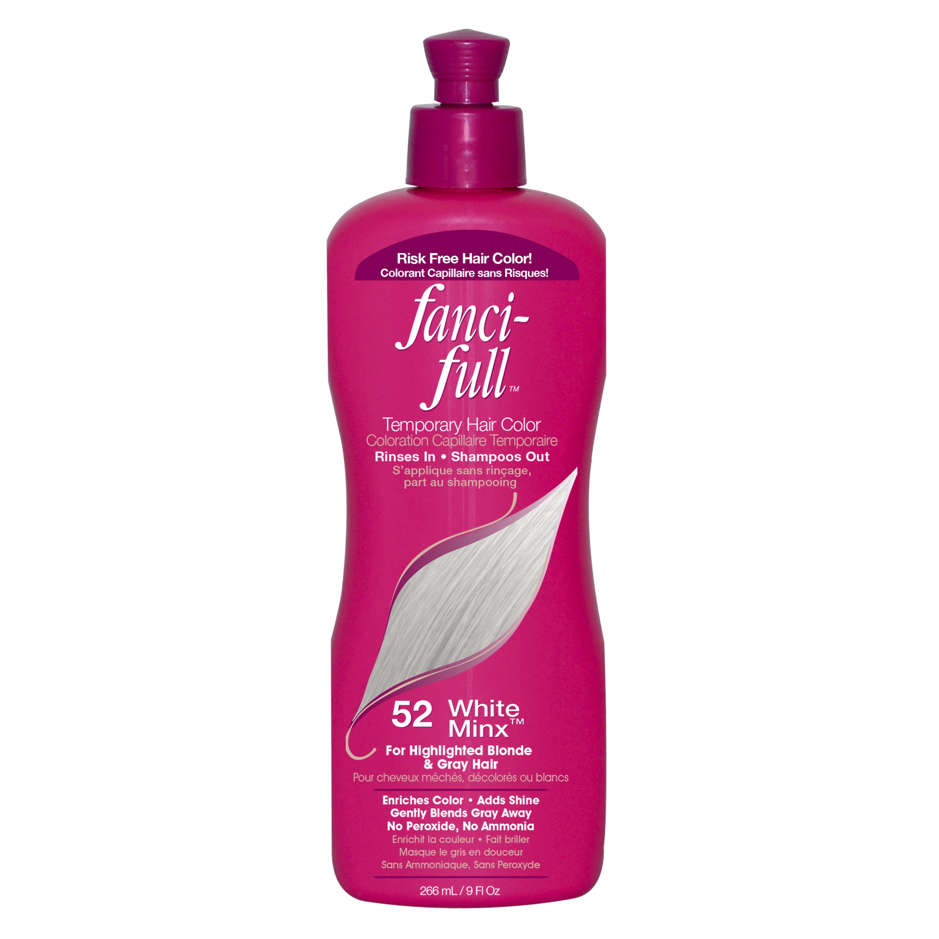 FanciFull 52 White Minx Temporary Hair Color, 9 fl oz