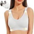 thumbnail image 1 of Fancifize 3 Pack Wireless Bra for Women Plus Size Comfort Bra Full Coverage No Underwire Bralettes Casual Plus Size Seamless Everyday Bra, 1 of 5