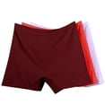 thumbnail image 1 of Fancifize 3Pcs Womens Cotton Boxer Briefs High Waisted Soft Full Coverage Underwear Tummy Control Comfort Breathable Panties, 1 of 4