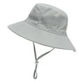 thumbnail image 1 of Fancifize Baby Sun Hat UPF 50+ Toddler Summer Bucket Hat for Boys Girls 0-6 Years Kids Infant Beach Hat with Wide Brim, 1 of 9