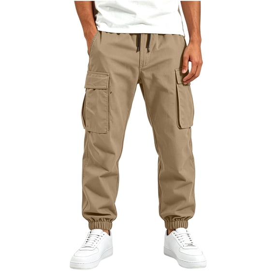 Fancifize Boys Cargo Sweatpants, Teens Casual Loose Jogger Pants with Pockets, Elastic Drawstring Waist Trousers, 5-15 Years