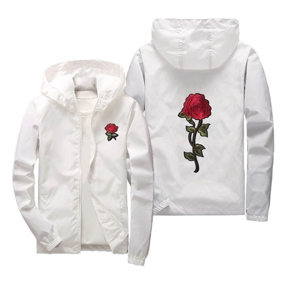 Fancifize Boys Girls Lightweight Raincoat Waterproof Hooded Rain Jacket Windbreaker Breathable Coat for Kids