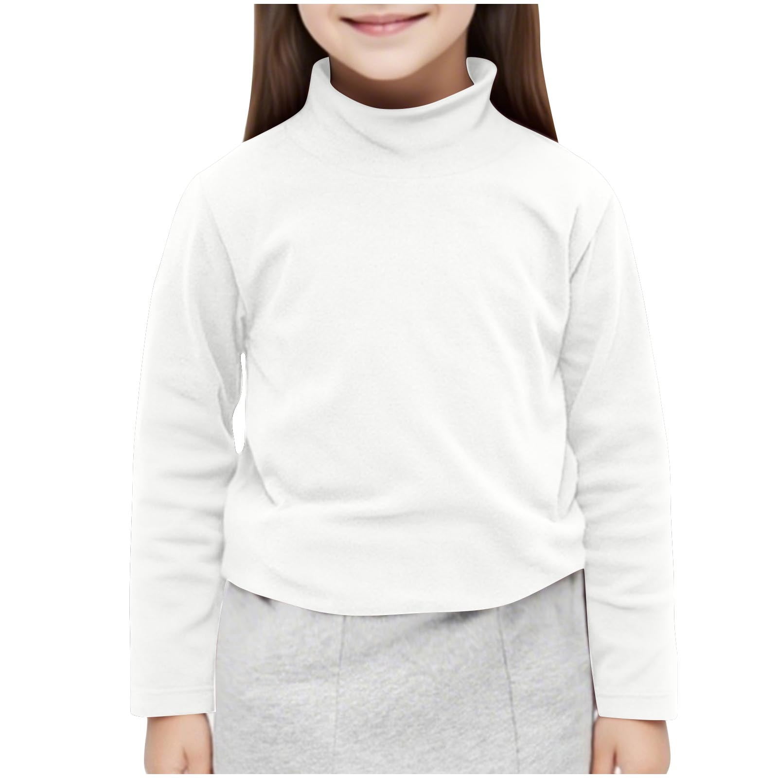 Kids Warm Turtleneck Full-Sleeve Shirt – Classic Red