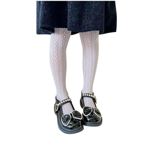 Fancifize Girls Lace Tights Fishnet Stocking Cute Patterns Stocking Stretchy Kids Summer Baby Girls Tights Pantyhose 12M-13Y