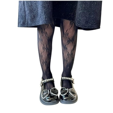 Fancifize Girls Lace Tights Kids Sheer Patterned Fishnet Stockings Hollow Out Dance Pantyhose Fishnet Tights Socks 12M-13Y