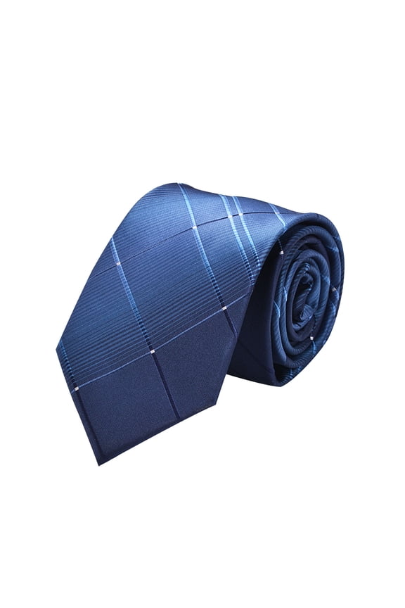 Men's Solid Color Ties Necktie for Business and Wedding Stripe Ties Pattern Formal Designer Neckties